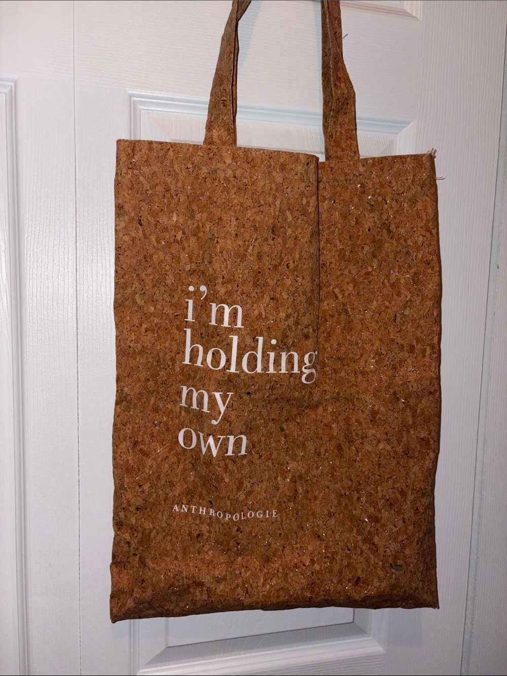 Anthropologie sparkly tote